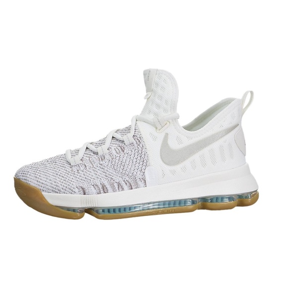 NIKE Zoom KD 9 White/Gray Sneakers Shoes sz 6Y - Picture 2 of 8